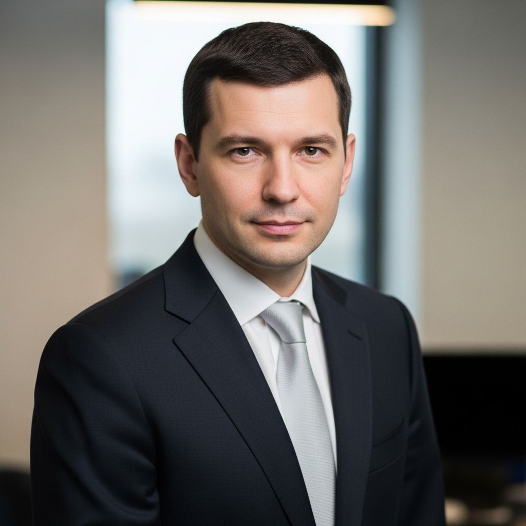 Портрет редактора раздела часов и ювелирных украшений Vireon, мужчина в деловом стиле